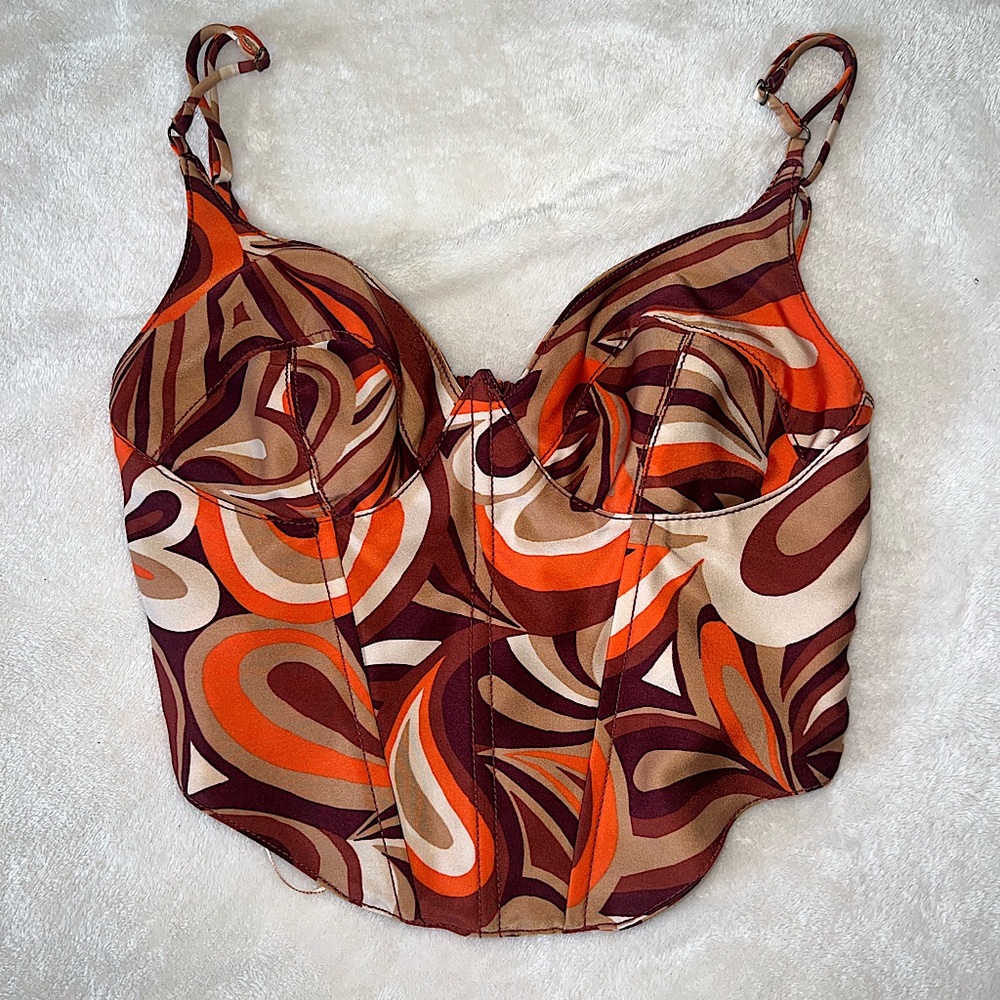 Retro Urban Outfitters Corset Top